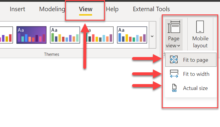 Sizing Guide - Power BI Tips